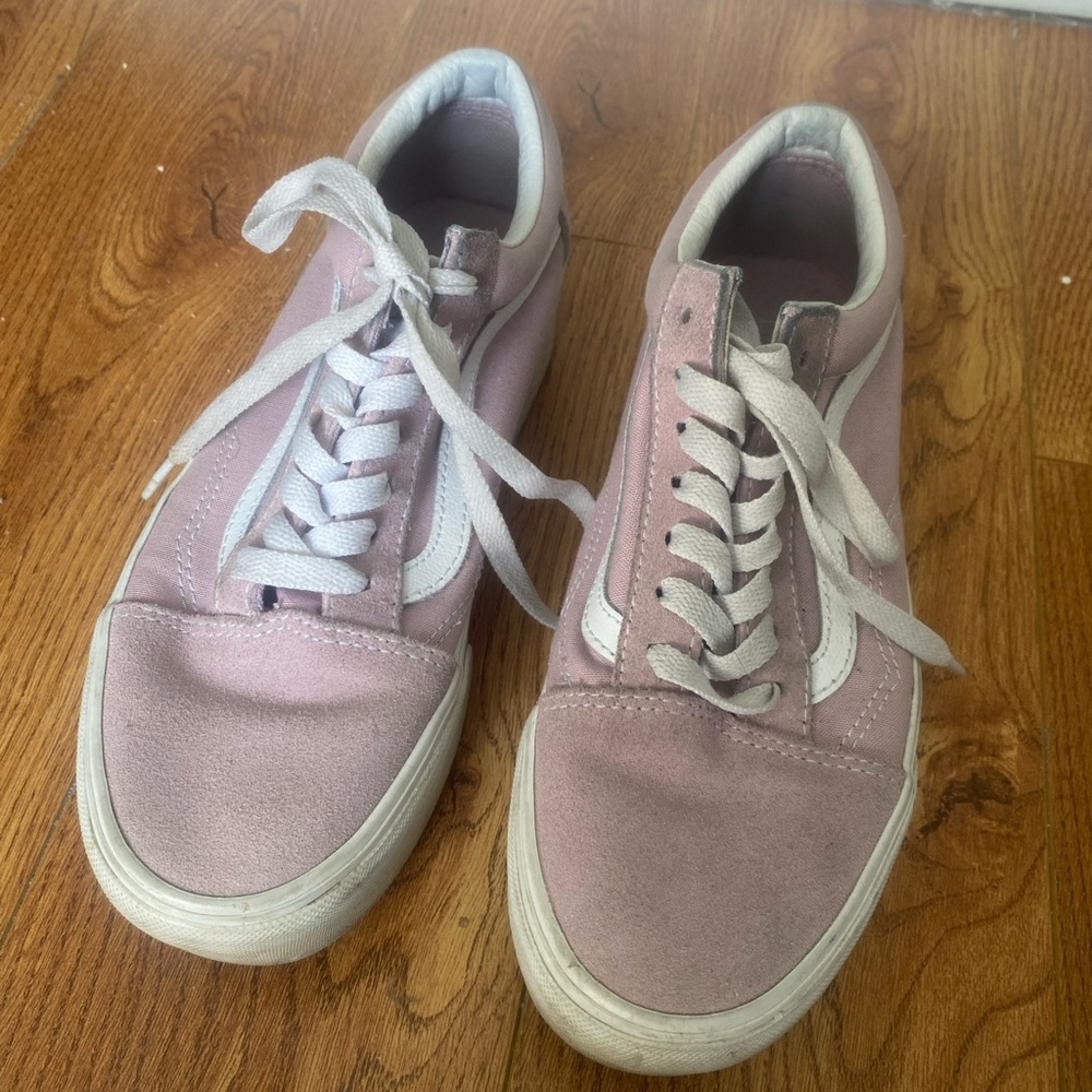 Vans Women's high top Pink Sneakers 7